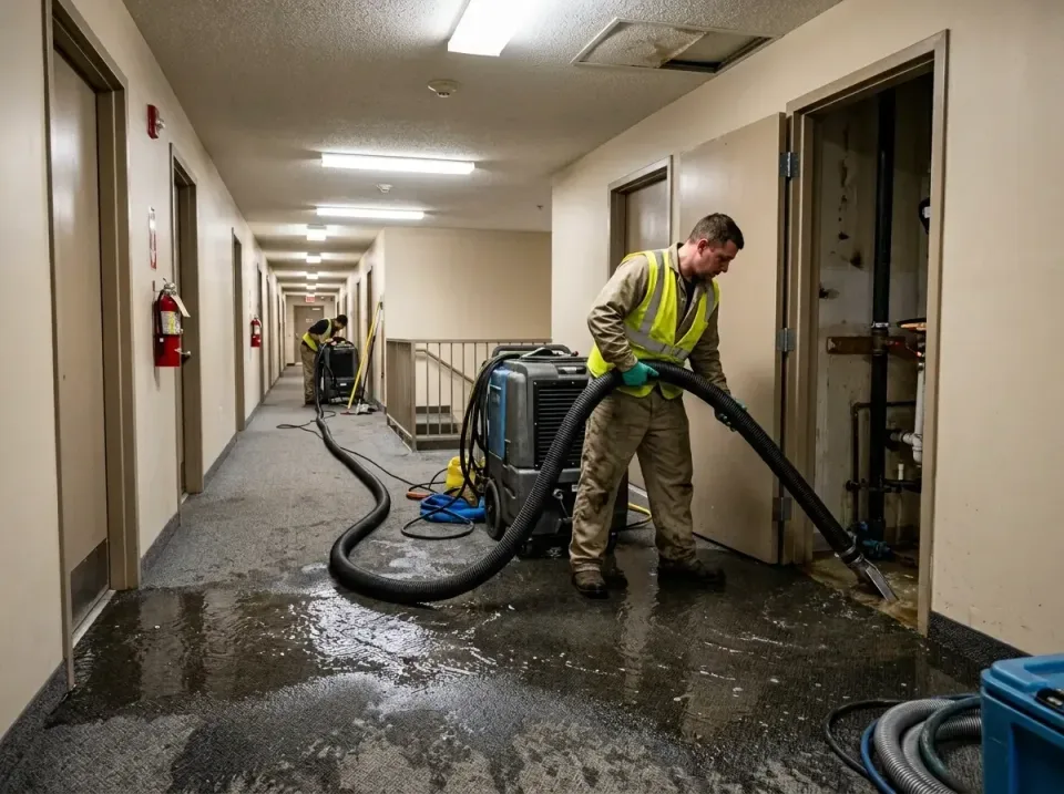 multi-unit-apartment-hallway-f-005 — frequently asked questions, Emergency Burst Pipe Water Extraction & Removal in Whitefis…